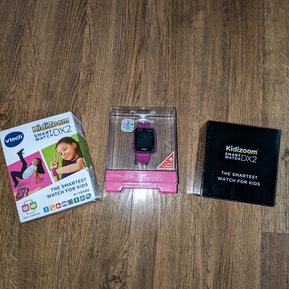VTech 80-193810 Kidizoom Smartwatch Dx2 Dual Camera - Purple OPEN BOX - Picture 4 of 9